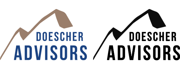 Doescher Advisors Color and BW logos