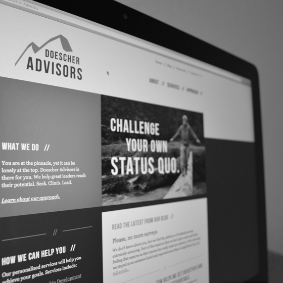 Doescher Advisors website