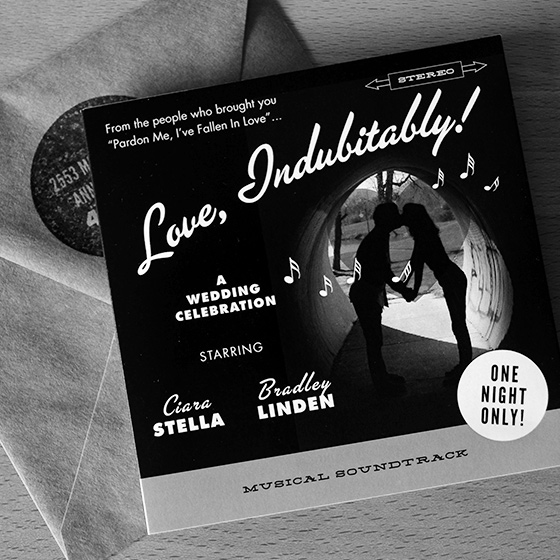 Love Indubitably Wedding Invitation